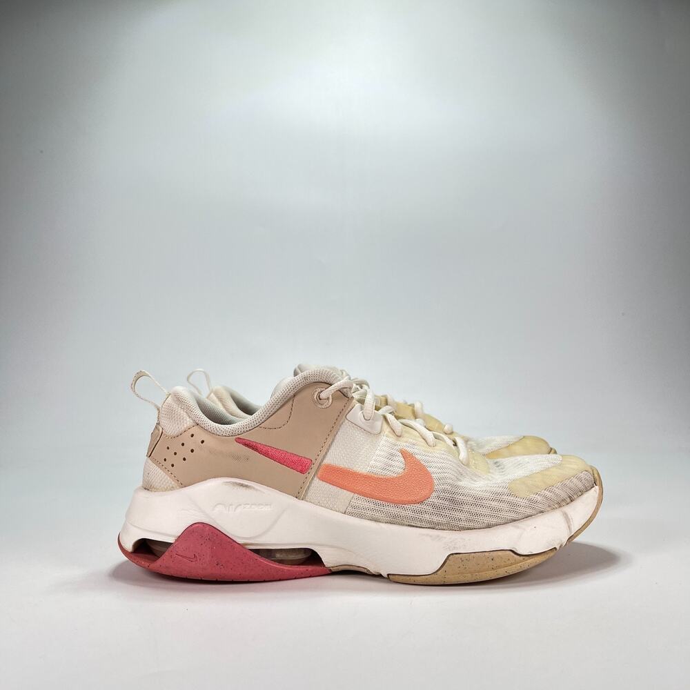 Nike Zoom Bella 6 Sail Coral Chalk Workout Training Shoes DR5720-101 Womens Sz 8